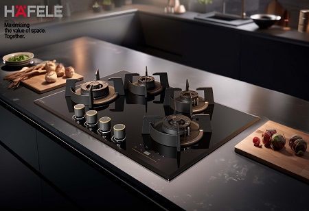 Hafele's Cronus Digi-Step Hobs with Multi-Timer Control